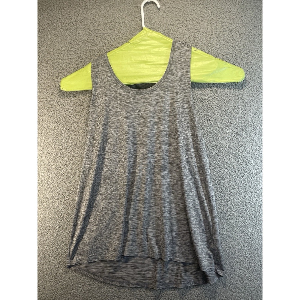 Athletic Sleeveless Tee‎ Women's Gray Large Casual Sports